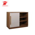 Two Color Small Corner Tv Storage Unit